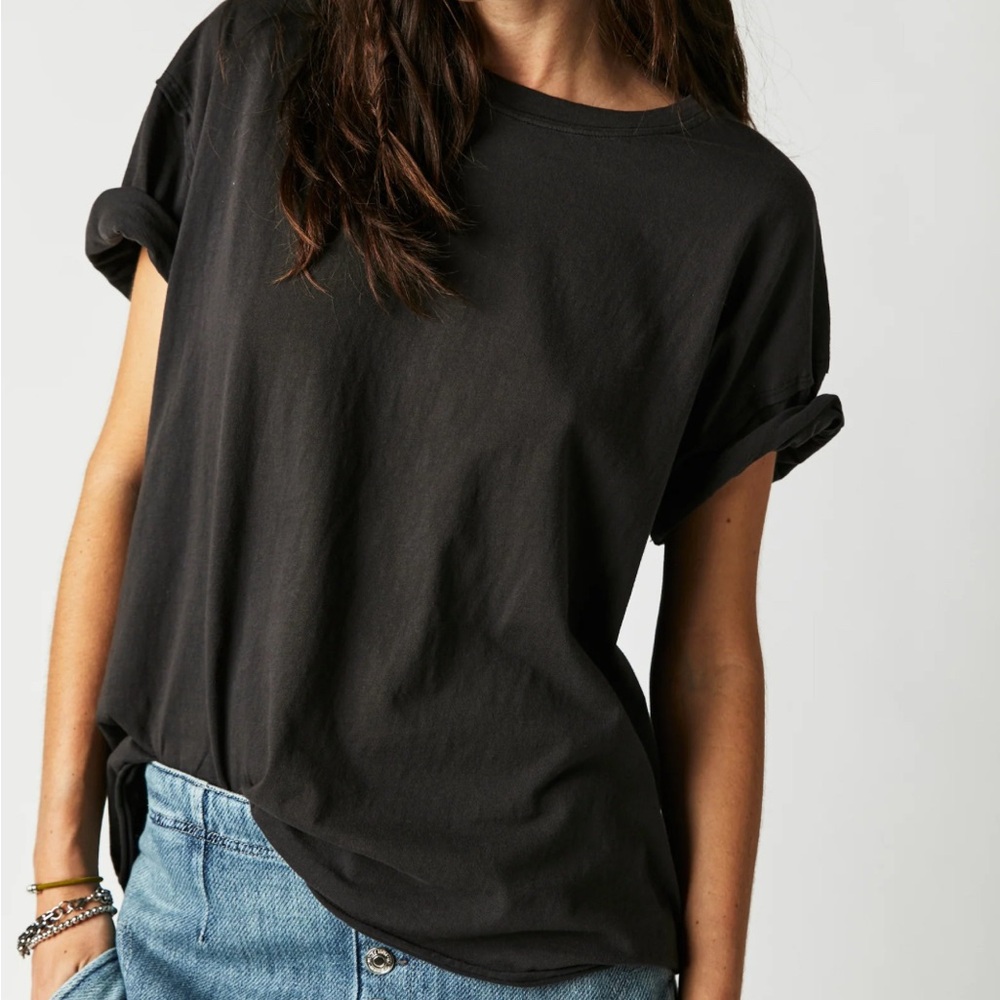 WE THE FREE Free People- Nina Tee in black